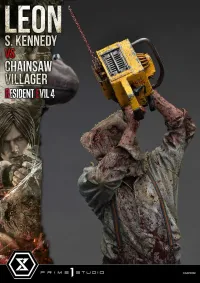 Prime 1 Studio Ultimate Premium Masterline Resident Evil 4 Leon S. Kennedy versus Chainsaw Villager - Video Games - photo 7