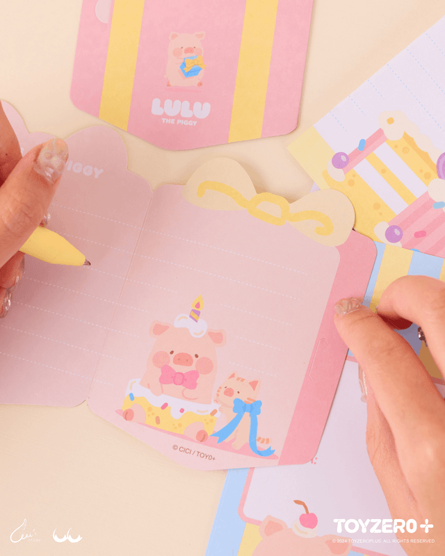 LuLu the Piggy Birthday - Message Letter