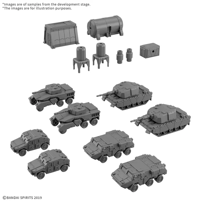 BANDAI HOBBY 30MM 1/144 OPTION PARTS SET 24 （MULTI OBJECT 1） - 30 Minutes Missions (30MM)