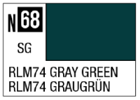 Acrysion N68 - RLM74 Gray Green (Semi-Gloss/Aircraft) 1