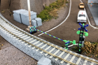 Railway Crossing（Green×Blue) 3