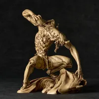 SCULPTURE WORKS Evangelion Unit 2 Beast Transformation  2nd Form The Beast Geofront Blood Battle Beige Color Ver.