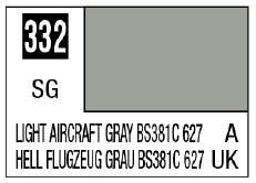 Mr. Color 332 - Light Aircraft Gray BS381C 627 (Semi-Gloss/Aircraft)