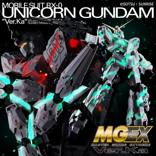 BANDAI HOBBY MGEX 1/100 UNICORN GUNDAM Ver.Ka - Mobile Suit Gundam Unicorn / Narrative