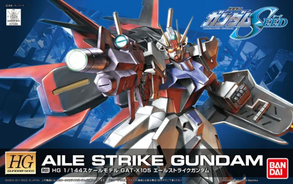 BANDAI HOBBY HG 1/144 R01 Aile Strike Gundam - Mobile Suit Gundam SEED
