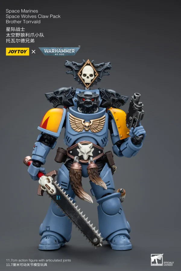 JOYTOY Space Marines Space Wolves Claw Pack Brother Torrvald - Warhammer 40K