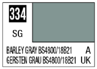 Mr. Color 334 - Barley Gray BS4800/18B21 (Semi-Gloss/Aircraft) 1