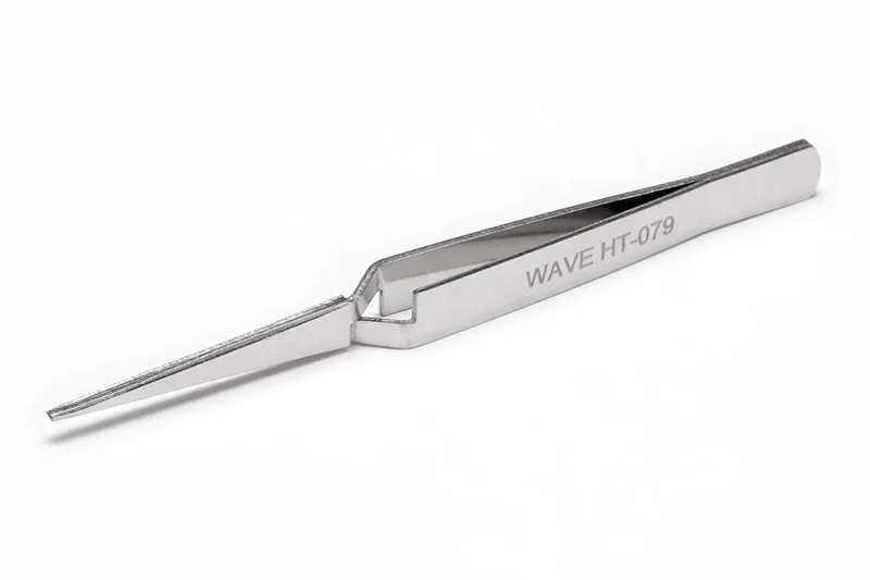 Wave Co. HG Reverse Acting Tweezers [Straight Type] - Tools