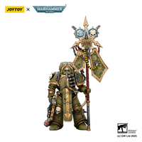 Death Guard Plague Marine Icon bearer with Boltgun and Plague knife 14