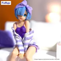 FuRyu Re:ZERO -Starting Life in Another World-　Noodle Stopper Figure -Rem Room Wear Purple Color ver.- - Re:ZERO -Starting Life in Another World- - photo 8