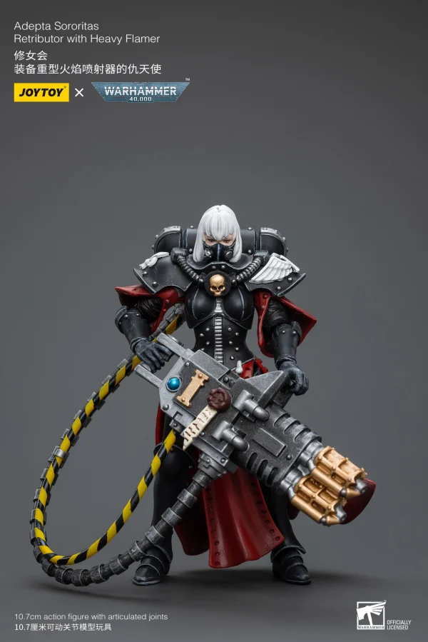 JOYTOY Adepta Sororitas Retributor with Heavy Flamer - Warhammer 40K