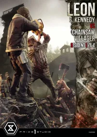 Prime 1 Studio Ultimate Premium Masterline Resident Evil 4 Leon S. Kennedy versus Chainsaw Villager - Video Games - photo 26