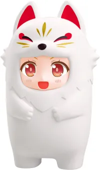 GOOD SMILE COMPANY Nendoroid More Kigurumi Face Parts Case (White Kitsune) - Figure Accessories - photo 4