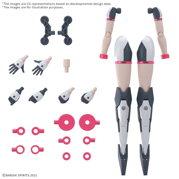 BANDAI HOBBY 30MS OPTION PARTS SET 20(FLOAT UNIT) [COLOR B] - 30 Minutes Sisters (30MS)