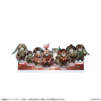 Monster Hunter Wilds acrylic stand Plumpeach set 2