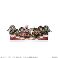 CAPCOM Monster Hunter Wilds acrylic stand Plumpeach set - Monster Hunter - photo 2