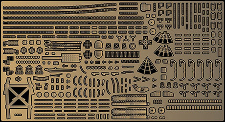 [TOKU-99 EX-101] 1/700 Photo-Etched Parts for IJN Heavy Cruiser Ibuk