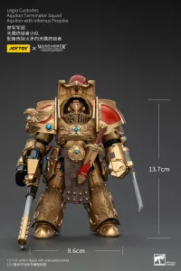 JOYTOY Legio Custodes Aquilon Terminator Squad Aquilon with Infernus Firepike - Warhammer 40K - photo 4