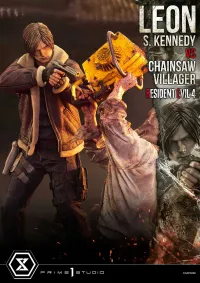 Prime 1 Studio Ultimate Premium Masterline Resident Evil 4 Leon S. Kennedy versus Chainsaw Villager Bonus Version - Video Games - photo 71