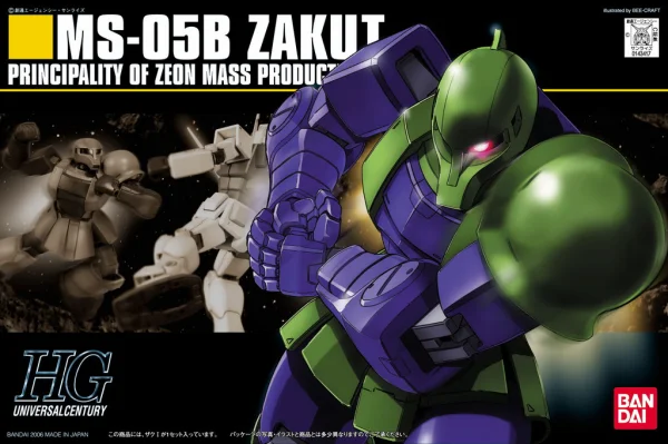 BANDAI HOBBY HGUC 1/144 #64 Zaku I - Mobile Suit Gundam