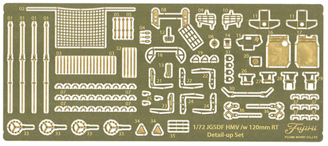 [Mi-207] 1/72 Genuine Photo-Etched Parts for JGSDF Heavy Mortar Tractor/Mortier 120mmRT