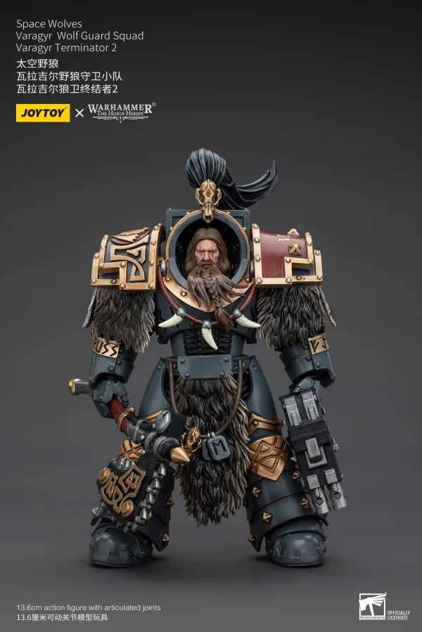 JOYTOY Space Wolves Varagyr Wolf Guard Squad Varagyr Terminator 2 - Warhammer 40K