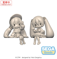 fuwa petit Hatsune Miku Series Perching Mini Figure Hatsune Miku Vol.3 (EX) [Pack of: 1 Boyish, 1 Dress] 1