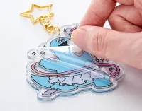GoodSmile Moment Gal & Dino Glow-in-the-Dark Acrylic Keychain Rhythmic Gymnastics - Gal & Dino - photo 3