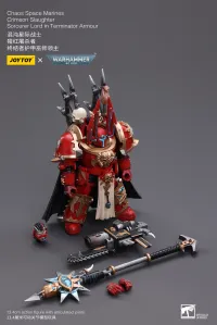 JOYTOY Chaos Space Marines Crimson Slaughter Sorcerer Lord in Terminator Armour - Warhammer 40K - photo 6