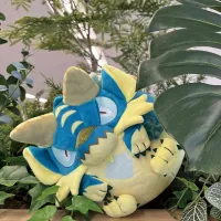 CAPCOM Monster Hunter Fluffy Eggshaped Plush Zinogre - Monster Hunter - photo 3