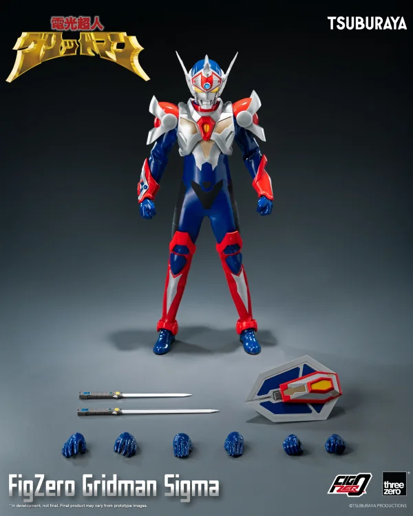 threezero Gridman the Hyper Agent: Revenge of Neo Evil Lord - FigZero Gridman Sigma - Gridman the Hyper Agent