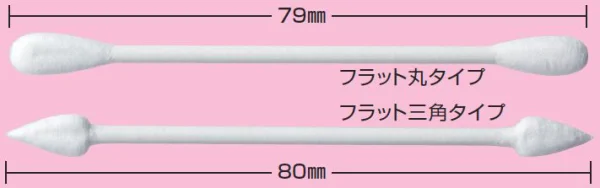 GSI Creos Mr. Cotton Swab (Flat Round / Triangle Type) - Tools