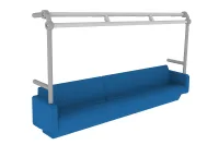 PLUM PMOA Long seat interior setA(blue) Contains 2 cars for 4-door cars - Scale Kits - photo 1