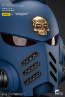 Ultramarines Captain MkX Helmet & Display Stand 34