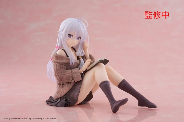 TAITO Wandering Witch: The Journey of Elaina Desktop Cute Figure - Elaina (Casual Clothes Ver.) - Wandering Witch: The Journey of Elaina