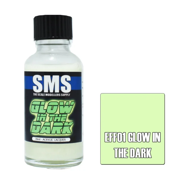 The Scale Modellers Supply (SMS) Effects GLOW IN THE DARK 30ml - Paints