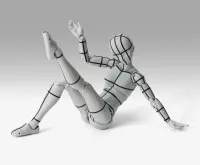 TAMASHII NATIONS BODY CHAN -Sports- Edition-WIRE FRAME- (Gray Color Ver.) "BODY-KUN/BODY-CHAN", TAMASHII NATIONS S.H.Figuarts - Body-chan - photo 5