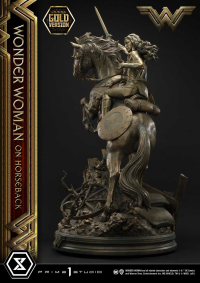 Museum Masterline Wonder Woman (Film) Wonder Woman on HorseBack Gold Version 20