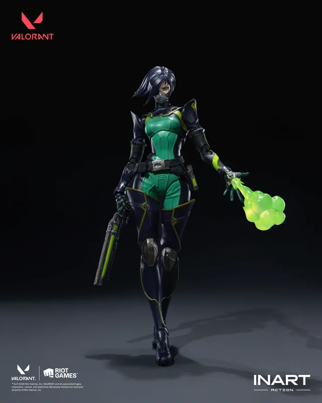 Queen Studios INART Action - VALORANT - Viper Action Figure - VALORANT