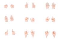 MEGAMI DEVICE M.S.G 09 HAND SET SKIN COLOR B 2