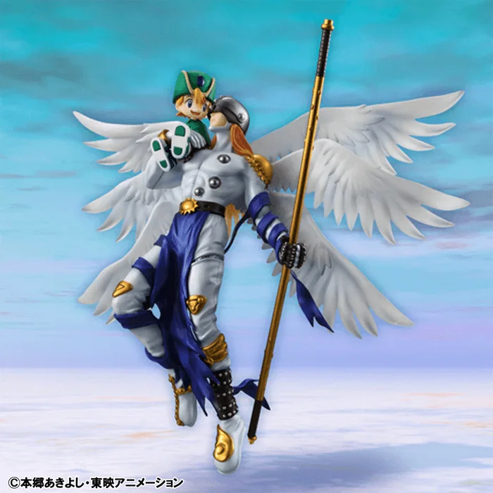 MegaHouse G.E.M. Series Digimon Adventure Angemon & Takeru Takaishi (Repeat) - Digimon