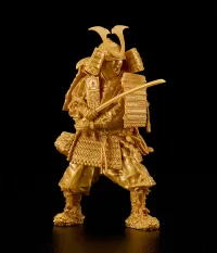 Max Factory PLAMAX 1/12 Kamakura Period Armored Warrior: Gold Color Edition - PLAMAX - photo 1