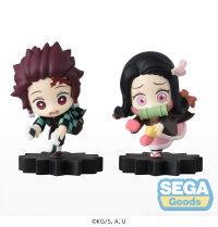 mOH!ment Anime "Demon Slayer: Kimetsu no Yaiba" Mini Figure Vol.1 (EX) [Pack of 2: 1 Tanjiro, 1 Nezuko] 2