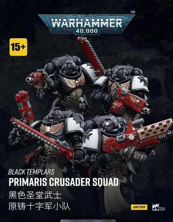 JOYTOY Black Templars Primaris Crusader Squad - Warhammer 40K