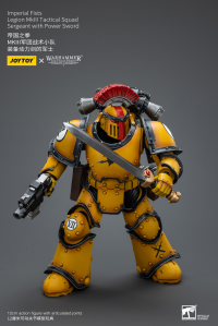 Imperial Fists   Legion MkIII Tactical Squad Sergeant with Power Sword 9