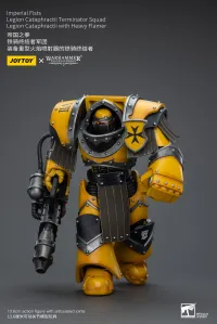 JOYTOY Imperial Fists Legion Cataphractii Terminator Squad Legion Cataphractii with Heavy Flamer - Warhammer 40K - photo 3