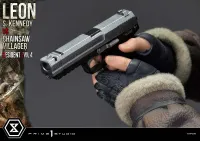 Prime 1 Studio Ultimate Premium Masterline Resident Evil 4 Leon S. Kennedy versus Chainsaw Villager Bonus Version - Video Games - photo 28