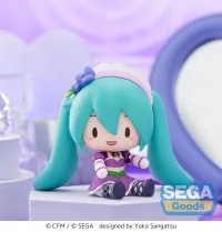 SEGA fuwa petit Hatsune Miku x Love and Berry Dress Up and Dance! Chibi Figure Sparkly Purple - Hatsune Miku - photo 1