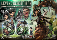 Ultimate Premium Masterline  TV animation Attack On Titan  Levi versus Beast Titan Bonus Version 35