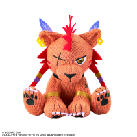 FINAL FANTASY VII REMAKE KNITTED PLUSH - RED XIII 4